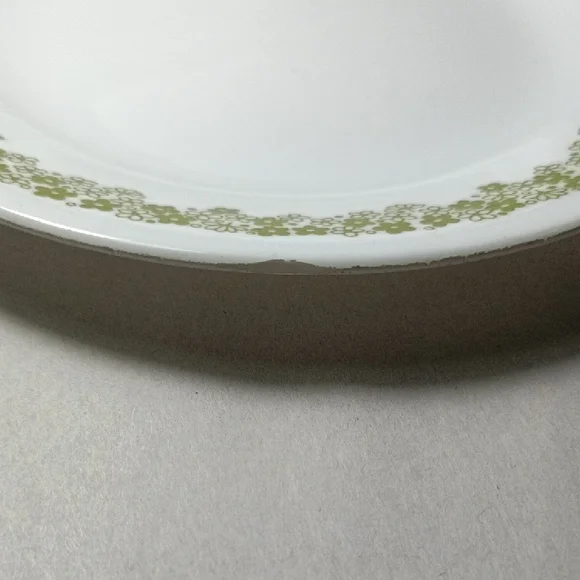 Corelle Spring Blossom Salad Plates with Green Floral Pattern - Picture 7 of 10